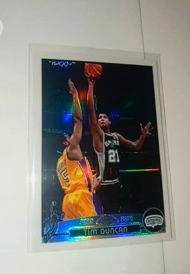 2003-04 Topps Chrome #21 Tim Duncan Refractor Lebron James Rc Year Grade It🔥 - Image 1 of 2