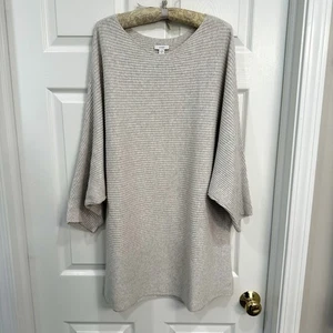 J. Jill PureJill Women's Luxury Soft Cotton Tunic Sweater XL Tall 3/4 Sleeves - Picture 1 of 9