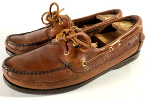 Sebago Schooner Men's Deck Boat Shoe Brown Gum Sized UK 10 RRP £114.00 - Picture 1 of 7