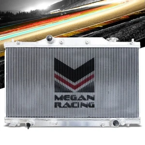 Megan Racing High Performance Aluminum 2-Row Radiator For 02-05 Honda Civic Si - Picture 1 of 3