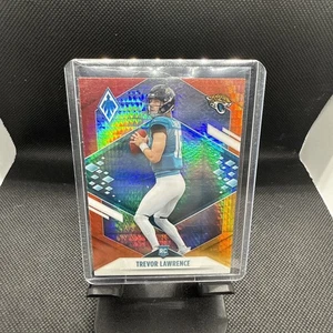 2021 Panini Phoenix Trevor Lawrence Rookie Fire Burst Card RC #101 NFL Jaguars - Picture 1 of 2