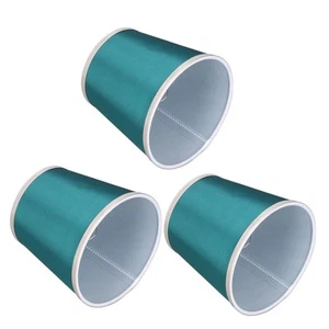 (5.9x5.5x4.3Inch)3Pcs Barrel Cloth Lampshade Clip On Bulb Lamp Shade Covers JY - Picture 1 of 12