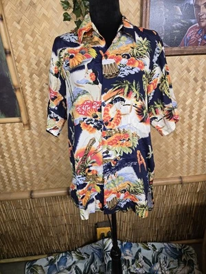 Vintage Iolani Hawaiian Aloha Shirt w1119 - Image 1 of 4