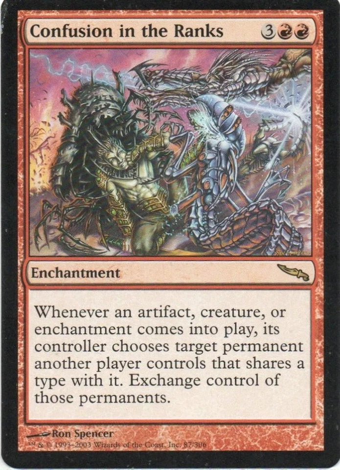 MTG: Mirrodin: Confusion in the Ranks: Lightly Played Condition - Image 1 of 1
