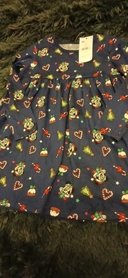 Mickey Christmas Dress 2-3 Yrs New - Image 1 of 3
