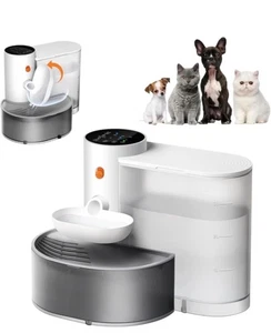 Smart Pet Wasserbrunnen Wiederaufladbar 105 Unzen Kapazität Haustier Schwerkraft Wasserspender - Bild 1 von 12