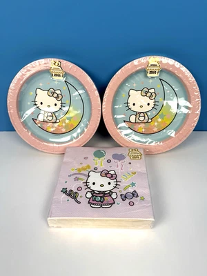 Hello Kitty 特别系列派对餐巾纸 (40 包) 和甜点盘 (32) 全新 — 第 1/4 张图片