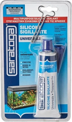 Saratoga SILICONE SIGILLANTE  Universale antimuffa Trasparente, 60 ml - Immagine 1 di 4