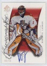 2005-06 SP Authentic SP Chirography /50 Roberto Luongo #SP-RL Auto HOF