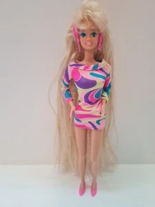 BARBIE MATTEL TOTALLY HAIR 1991 #1112 DOLL DOLL CHINA Ultra Hair - Picture 1 of 10