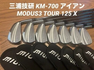 ◼️7pcs◼️ Miura Giken KM-700 Iron Set 7clubs 4-9,Pw Shaft NS PRO MODUS3 TOUR 125X - Picture 1 of 13