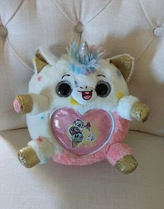 Zuru Unicorn Rainbocorn 10” Plush Stuffed Animal Sparkle Sound Talking Ice Cream - Picture 1 of 3