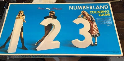 1972 Numberland Counting Game.. Selchow & Righter..Colorful Game Parts - Image 1 of 3