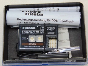 Futaba robbe receiver 3ch FM R303FHS HRS/PPM 27mhz never used #151 - Bild 1 von 5