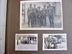 RARE / ALBUM D'UN SOLDAT ALLEMAND / ALBUM FOTO DEUTSCHE SOLDAT 83 photos - Picture 1 of 12