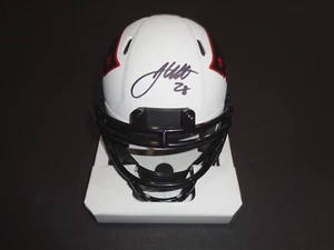 Minicasco autografiado por James White de los New England Patriots JSA - Certificado de autenticidad - Imagen 1 de 3