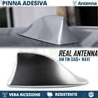 Antenna Pinna Di Squalo Grigia Per Fiat Panda Vera Ricezione Radio Am-Fm-Dab