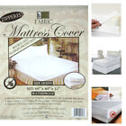 1 Queen Size Zippered Mattress Cover Waterproof Bed Bug Dust Mite Protect Fabric