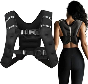 Weighted Vest, 3KG/5KG/8KG/10KG Body Weight Vests, Weight Vest with Reflective S - Picture 1 of 7