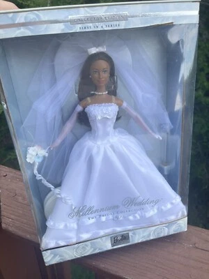 Barbie Millennium Wedding AA ~ Serie Colección Nupcial 1999 Mattel #27764 SIOP Foto 1 de 4