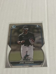 2023 Bowman Chrome 1st Bowman Jose Gerardo Base