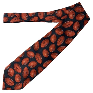 Corbata de fútbol americano con estampado de novedad de Estados Unidos 4 x 57 - Imagen 1 de 6