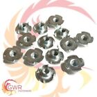 M6 FOUR PRONGED T NUTS CAPTIVE THREADED INSERTS FOR WOOD FURNITURE ZINC PLATED