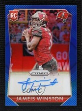 2015 Panini Prizm Signatures Blue 50/99 Jameis Winston #RS-JW Rookie Auto RC