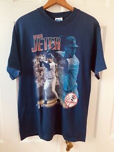 1997 PRO PLAYER MLB NEW YORK YANKEES T SHIRT DEREK JETER Rap Tee Size Large
