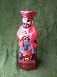 Vintage Pirate Collectible Decorative Ceramic Bottle Decanter Captain Rum - Picture 1 of 7
