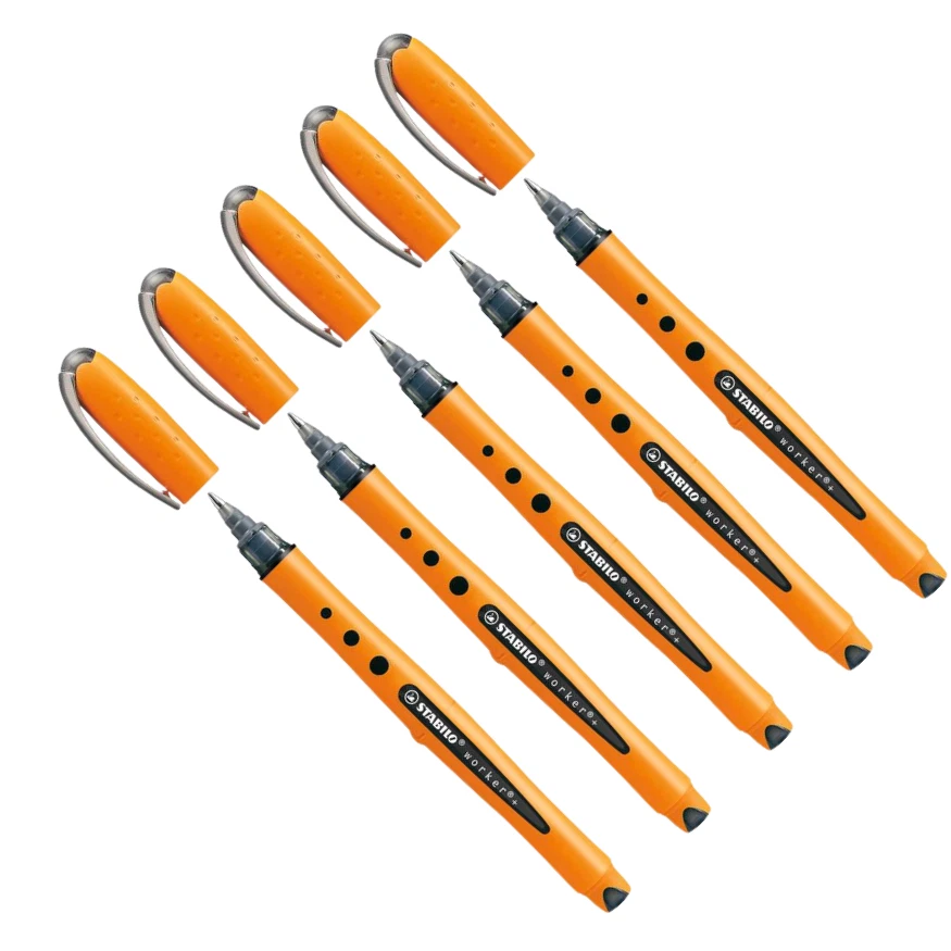 Stabilo 2018/46 Tintenroller worker medium 0 5 mm schwarz