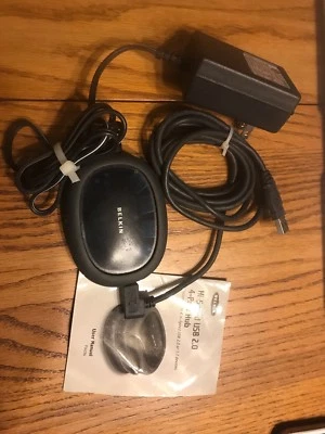 Belkin Hi-Speed USB 2.0 4-Port Hub w/Power Adapter and USB Cable - F5U234 Rev. 3 - Image 1 of 4