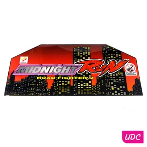 Konami Midnight Run Road Fighter 2 Marquee - Bild 1 von 1