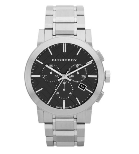 Burberry The City Chronograph Orologio da polso da uomo SIlver