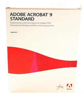 Adobe Acrobat 9 Standard Retail Vollversion deutsch Windows DVD - Bild 1 von 2