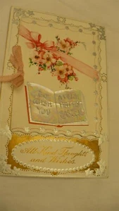 Postal de Saludo de Pascua mensaje frontal 1927 fecha #1972 - Imagen 1 de 2