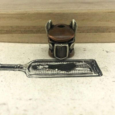 Cordón de paracaídas de cobre rojo cuchillo cordón paracord hágalo usted mismo pulsera colgante EDC Foto 1 de 4