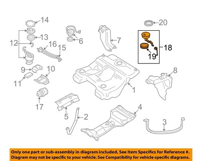 Used Fuel Pump fits: 2004 Audi A6 Pump Assembly AWD Quattro 3.0 Grade A Foto 1 de 3