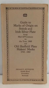 Guide to Marks of Origin British and Irish Silver Plate & Old Sheffield 12th Ed. - Imagen 1 de 7