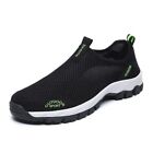Mens Slip On Sport Shoes Outdoor Fashion Casual Walking Sneakers Hiking Trainers