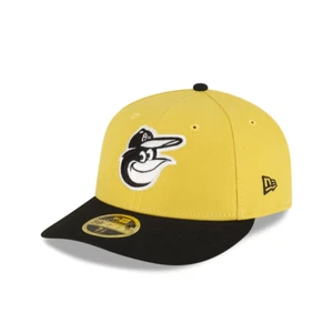 Baltimore Orioles “The Bird” Chartreuse Crown Low Profile 59FIFTY Fitted Hat 8 - Picture 1 of 7