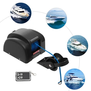Cabrestante de anclaje de barco de 45 libras cabrestante marino eléctrico con control remoto inalámbrico caída libre - Imagen 1 de 17