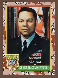 1991 Topps Desert Storm #2 General Colin Powell RC - Picture 1 of 2