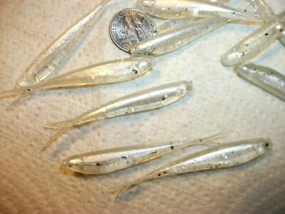 70-2 1/4英寸-crappie贝斯panfish-soft minnow-jig grub-drop shot-split tails-flukes — 第 1/4 张图片