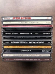 11 Lot - 60s Classic Rock - CD - Jeff Beck, Steve Miller, Moody Blues, Doobies - Picture 1 of 14