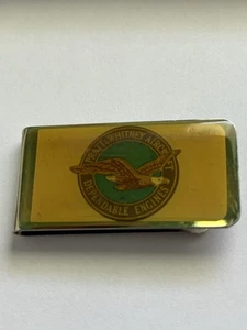 PRATT AND WHITNEY AIRCRAFT DEPENDABLE ENGINES AVIATION MONEY CLIP 2" - Picture 1 of 3