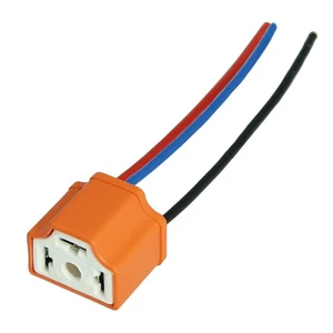 1x H4 Stecker Fassung Sockel Lampenfassung Keramik Lampensockel P43t - Picture 1 of 5