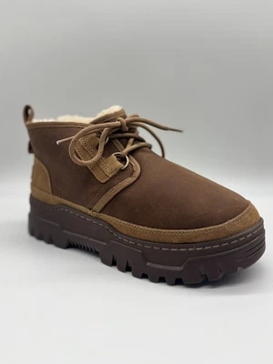 UGG MEN NEUMEL TRAILGAZER CHESTNUT WATERPROOF LEATHER BOOTS US 10/UK 9/ EU 43 - Image 1 of 4