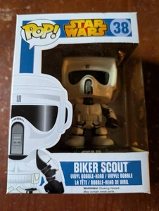 Funko Pop! Vinyl: Star Wars - Biker Scout #38 Blue Box Figure - Picture 1 of 6