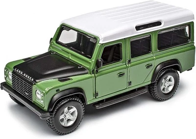 BURAGO, LAND ROVER Defender 110 tetto bianco verde, 1/32,  BUR18-43029 - Immagine 1 di 3